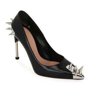 Alexander McQueen Punk spike-studded leather stiletto heels